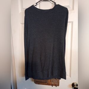 Dark Gray Men's Gap Thermal Sweatshirt Size Large